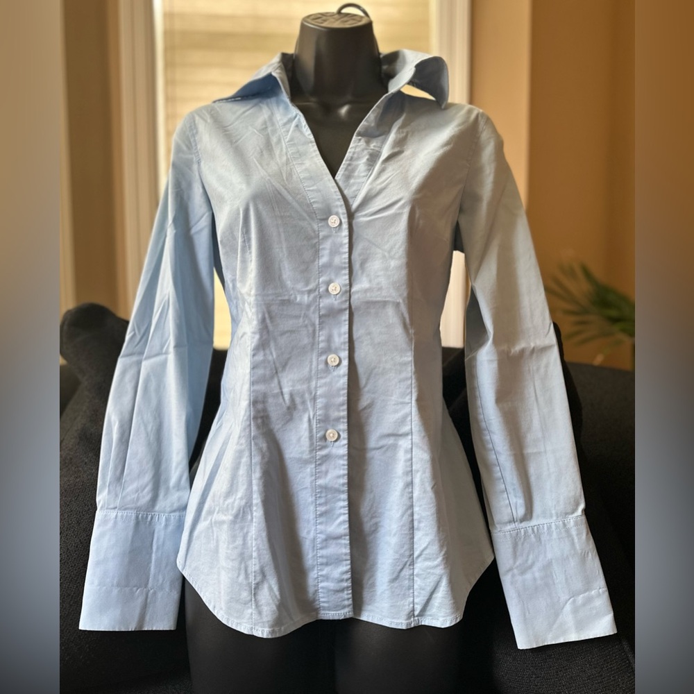 Vintage Express Design Studio light blue button-down shirt